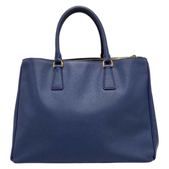 Auth PRADA Galleria Large Bag (Women's) Blue Saffiano Lux (Leather) Tote Bag - Picture 2 of 15